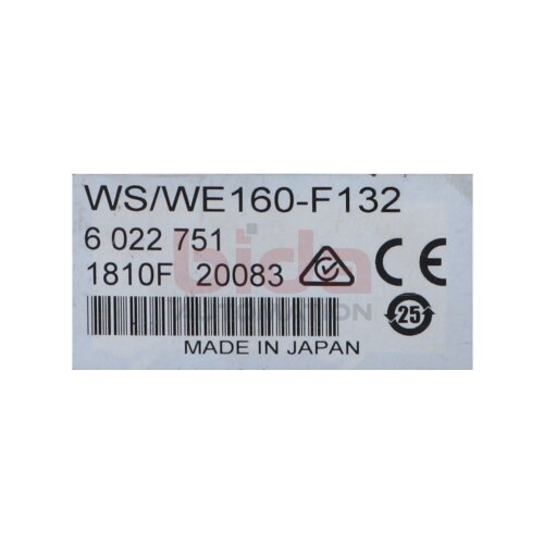 SICK WS/WE160-F132 (6022751) Einweg-Lichtschranke Photoelectric sensor