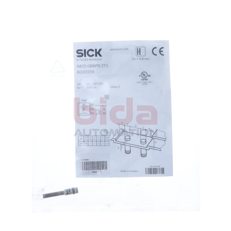 SICK IM05-0B8PO-ZT1 (6020159) Induktiver N&auml;herungssensor Inductive proximity sensor