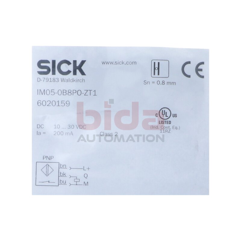 SICK IM05-0B8PO-ZT1 (6020159) Induktiver N&auml;herungssensor Inductive proximity sensor