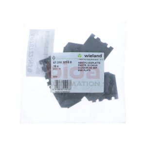 Wieland 07.310.3253.0 Abschlussplatte / End Plate