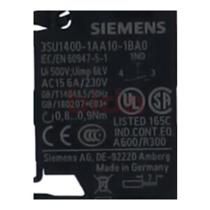 Siemens 3SU1400-1AA10-1CA0 / 3SU1 400-1AA10-1CA0...
