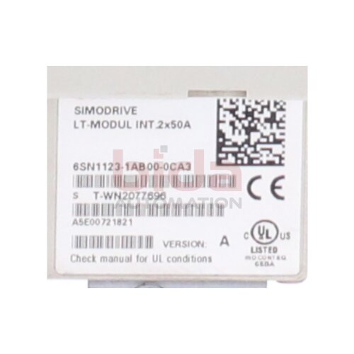 Siemens 6SN1123-1AB00-0CA3 Leistungsmodul Power Module 50A