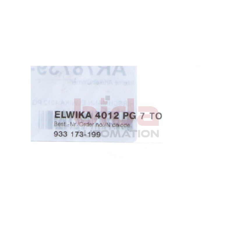 HIRSCHMANN ELWIKA 4012 PG7 Rundsteckverbinder / Kabelbuchse /female socket