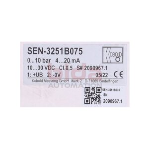 KOBOLD SEN-3251B075 Drucktransmitter Pressure transmitter