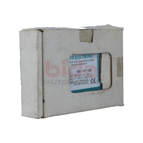 RINCK ELECTRONIC MV-PT 100 Messwertumformer Transmitter