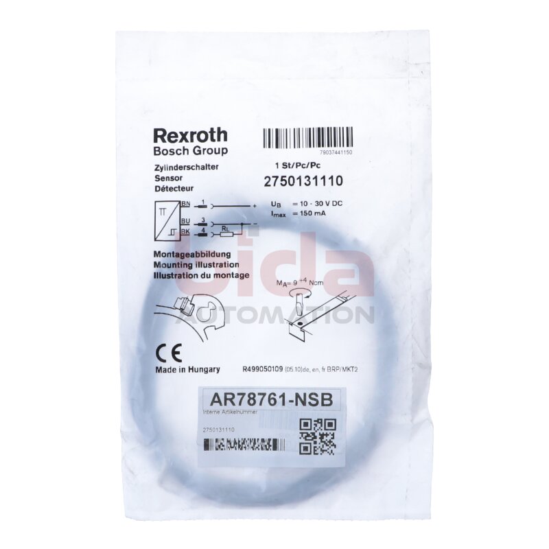 Rexroth 2750131110 (R499050109) Zylinderschalter Sensor Cylinder switch