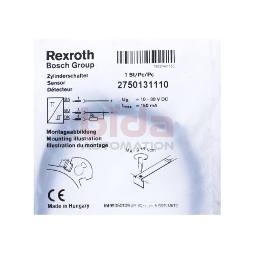 Rexroth 2750131110 (R499050109) Zylinderschalter Sensor Cylinder switch