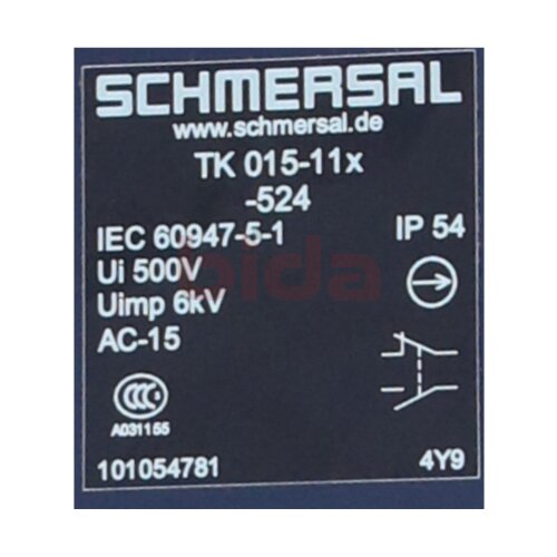 SCHMERSAL TK 015-11X-524(101054781) Endschalter Limit switch