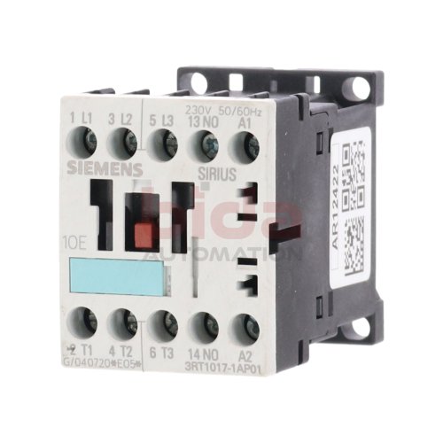 Siemens 3RT1017-1AP01 Leistungssch&uuml;tz Power Contactor 230V 60A