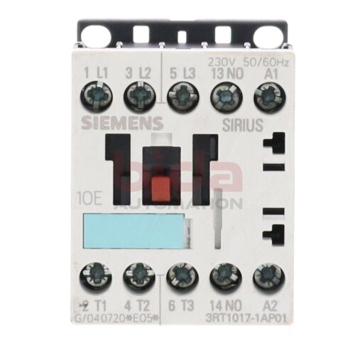 Siemens 3RT1017-1AP01 Leistungssch&uuml;tz Power Contactor 230V 60A