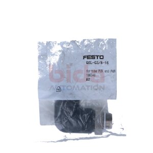 FESTO QSL-G3/8-16 (186348)  L-Steckverschraubung / L-type...