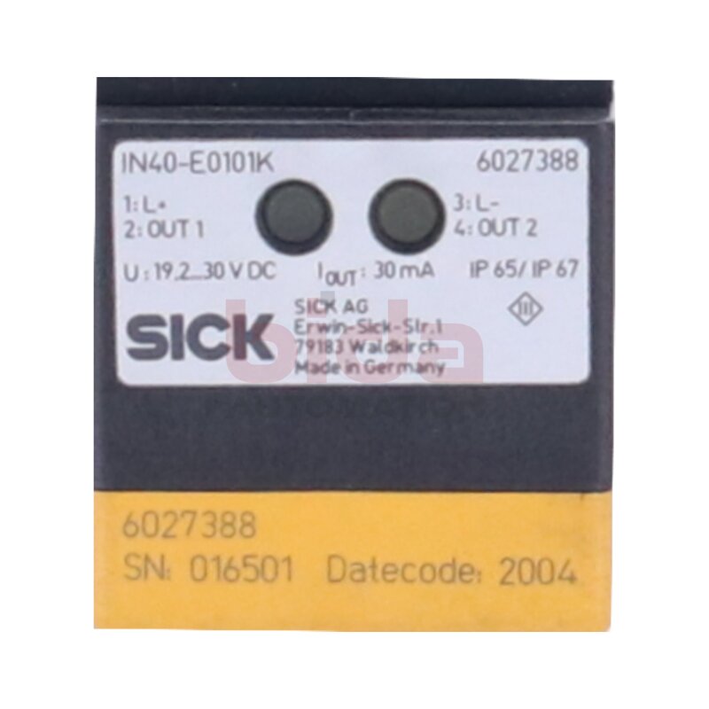 SICK IN40-E0101K(6027388) Sicherheitsschalter Safety switch