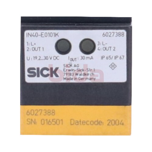 SICK IN40-E0101K(6027388) Sicherheitsschalter Safety switch