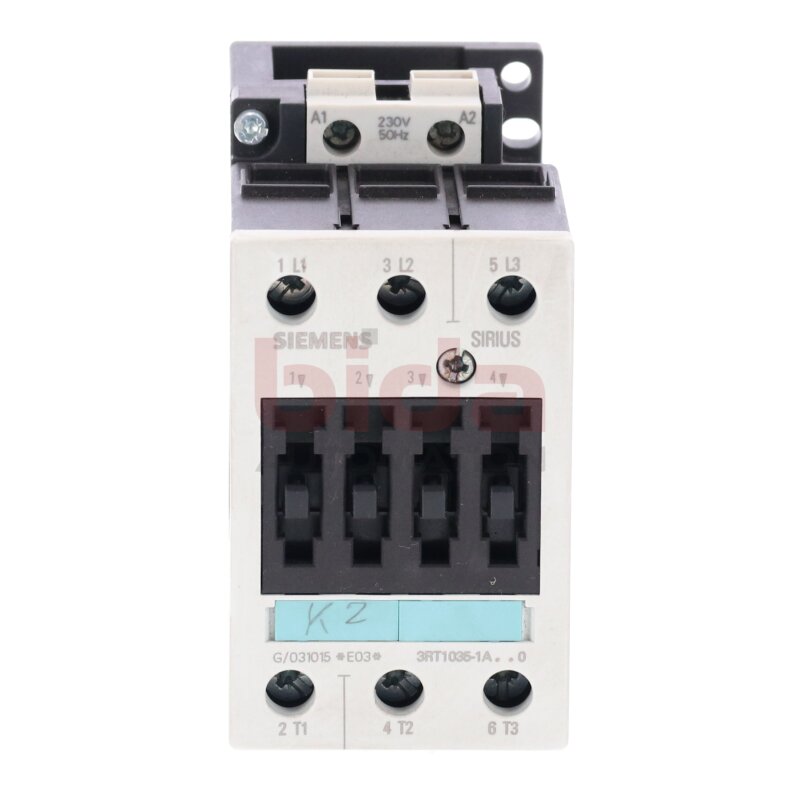 Siemens 3RT1035-1AP00 (3RT1035-1..0) Leistungssch&uuml;tz Power Contactor 690V 60A