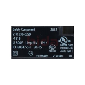 SCHMERSAL Z1R 236-02ZR-1816(101105999) Sprungschaltung...