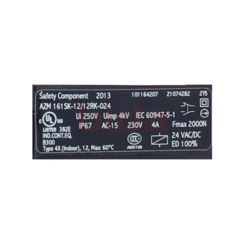 SCHMERSAL AZM 161SK-12/12RK-024(101164207) Sicherheitszuhaltungen Solenoid interlocks