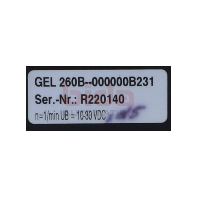 Lenord + Bauer GEL 260B--000000B231 / GEL 260 Magnetisch-inkrementaler Drehgeber Magnetic incremental rotary encoder