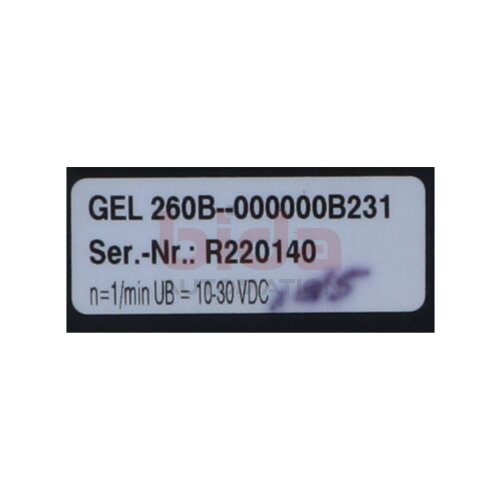 Lenord + Bauer GEL 260B--000000B231 / GEL 260 Magnetisch-inkrementaler Drehgeber Magnetic incremental rotary encoder