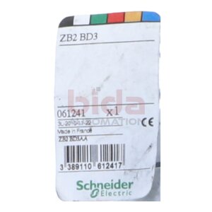 SCHNEIDER ZB2 BD3 Frontelement f. Wahlschalter / Front...