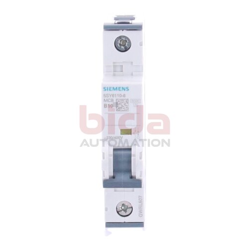 Siemens 5SY6110-6 / 5SY6 110-6 Leitungsschutzschalter 230/400V 6kA Circuit breaker