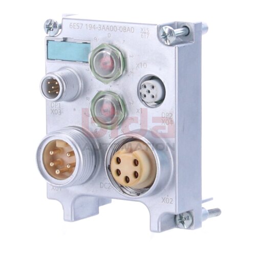 Siemens 6ES7194-3AA00-0BA0 / 6ES7 194-3AA00-0BA0 SIMATIC DP, Anschlussblock / Connection block  M12