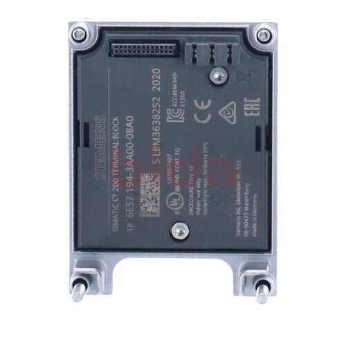 Siemens 6ES7194-3AA00-0BA0 / 6ES7 194-3AA00-0BA0 SIMATIC DP, Anschlussblock / Connection block  M12
