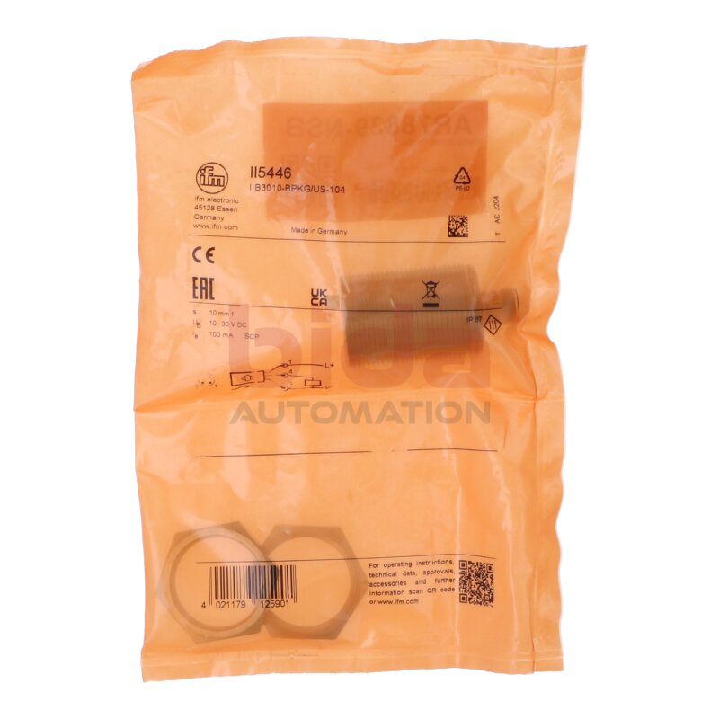 IFM II5446 IIB3010-BPKG/US-104 Induktiver Sensor Inductive sensor