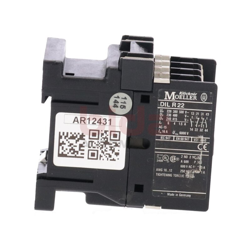 Moeller DIL R 22 Hilfssch&uuml;tz Auxiliary Contactor