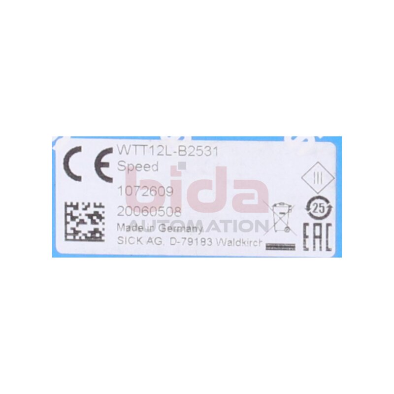 Sick WTT12L-B2531(1072609) Laser-Distanzsensor Laser distance sensor
