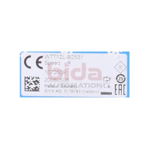 Sick WTT12L-B2531(1072609) Laser-Distanzsensor Laser distance sensor