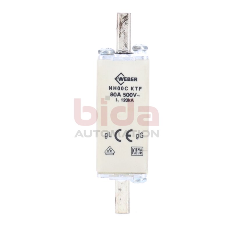 Weber NH00C KTF 80A 500V Sicherungseinsatz Fuse