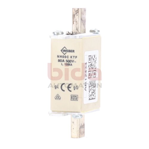 Weber NH00C KTF 80A 500V Sicherungseinsatz Fuse