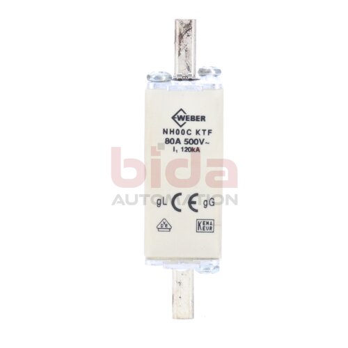 Weber NH00C KTF 80A 500V Sicherungseinsatz Fuse