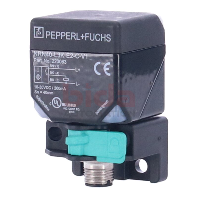 PEPPERL+FUCHS NRN40-L3K-E2-C-V1(220063) Induktiver Sensor Inductive Sensor