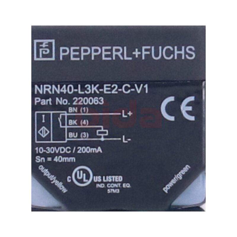 PEPPERL+FUCHS NRN40-L3K-E2-C-V1(220063) Induktiver Sensor Inductive Sensor