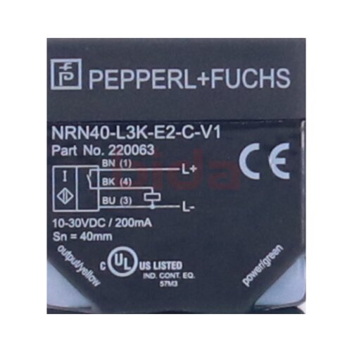 PEPPERL+FUCHS NRN40-L3K-E2-C-V1(220063) Induktiver Sensor Inductive Sensor