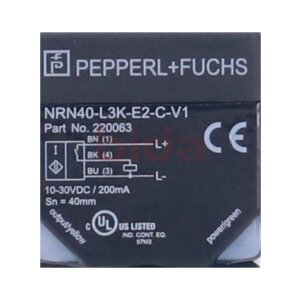 PEPPERL+FUCHS NRN40-L3K-E2-C-V1(220063) Induktiver Sensor...