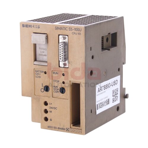 Siemens 6ES5103-8MA02 SIMATIC S5-100U CPU 103 Speicherprogrammierbare Steuerung Programmable logic controller