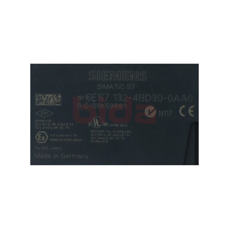 Siemens 6ES7132-4BD30-0AA0 / 6ES7 132-4BD30-0AA0 SIMATIC DP, 5 ELEKTRONIKMODULE / ELECTRONIC MODULES  FUER ET 200S