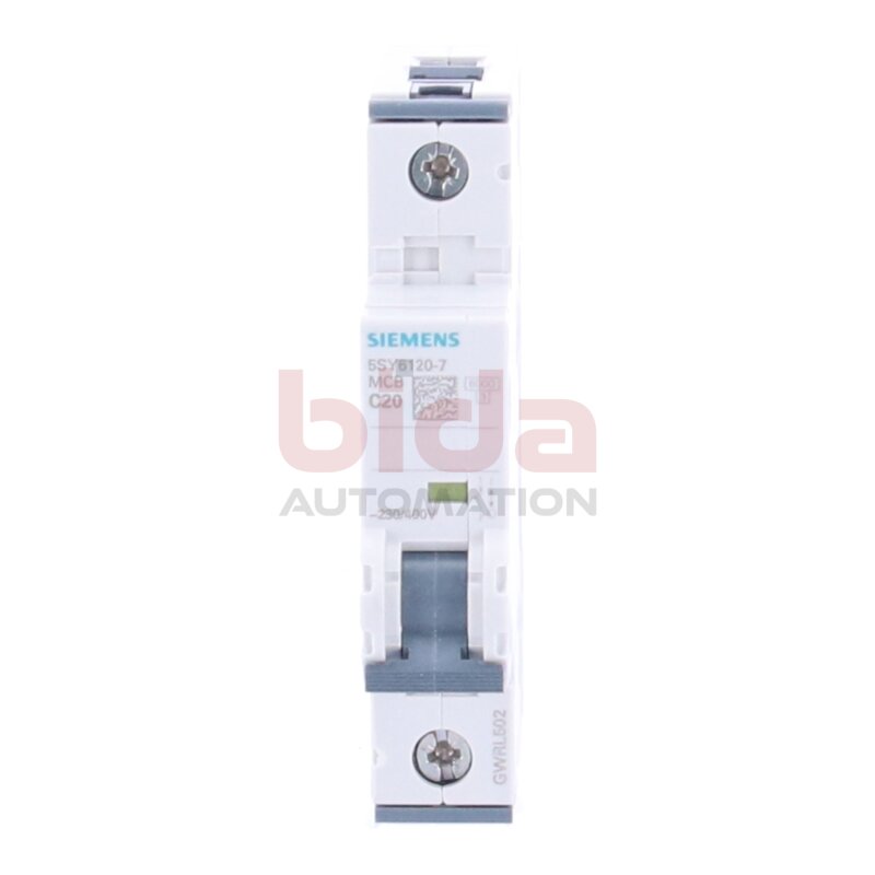 Siemens 5SY6120-7 / 5SY6 120-7 Leitungsschutzschalter 230/400V 6kA Circuit breaker