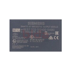 Siemens 6ES7322-5GH00-0AB0 SIMATIC S7-300 Digitalausgabe...