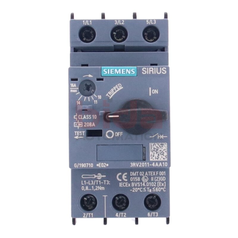 Siemens 3RV2011-4AA10 / 3RV2 011-4AA10 Leistungsschalter Circuit breaker