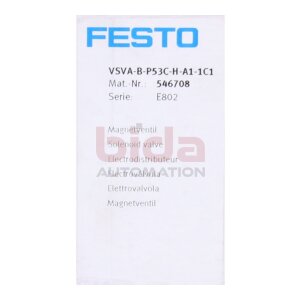 FESTO VSVA-B-P53C-H-A1-1C1(546708) Magnetventil Magnetic...