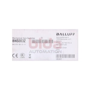 BALLUFF BNS003Z (BNS819-99-D-11) Mechanische...