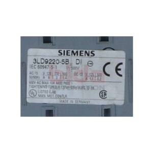 Siemens 3LD9220-5B / 3LD9 220-5B Hilfsschalter /...