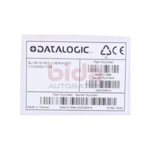DATALOGIC 93ACC1868 QL150 ID-NET+Service T-Connector