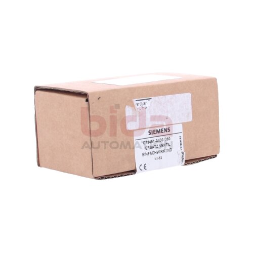 Siemens C73451-A430-D80 Pneumatikblock einfach wirkend Pneumatic block single-acting