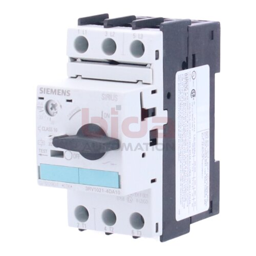 Siemens 3RV1021-4DA10 / 3RV1 021-4DA10 Leistungsschalter Circuit breaker