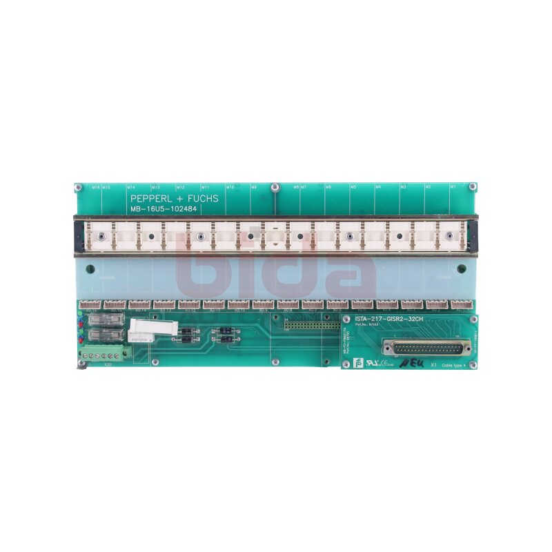 PEPPERL + FUCHS MB-16U5-102484  Backplane-Hauptplatine / Backplane motherboard