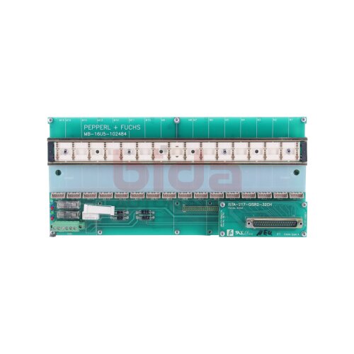 PEPPERL + FUCHS MB-16U5-102484  Backplane-Hauptplatine / Backplane motherboard